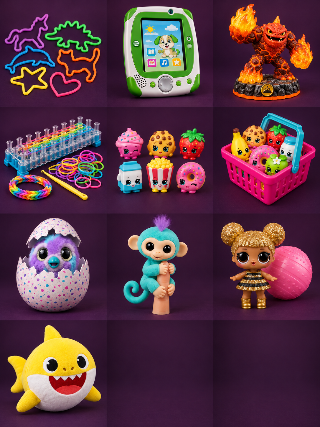 Representative 2010s toy artwork; not an exact depiction of Baby Shark toys